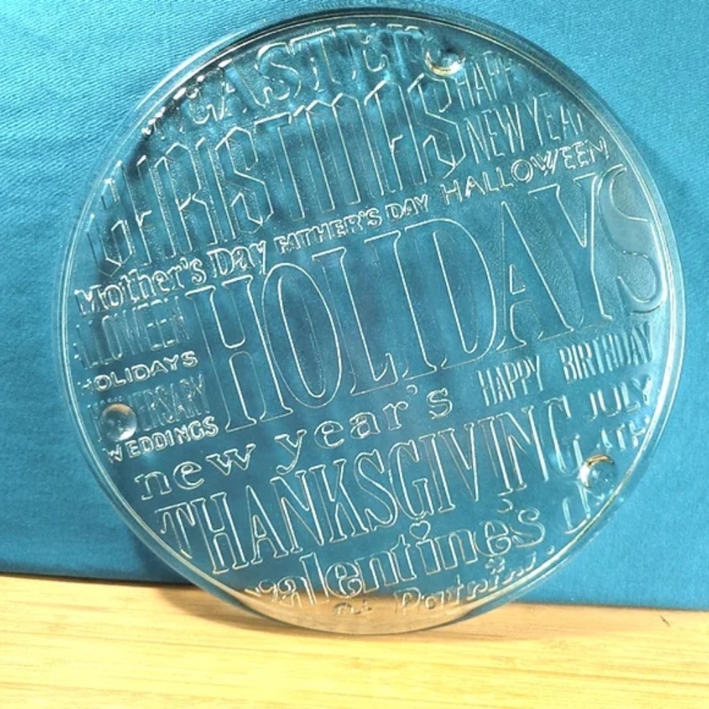 All Holidays Platter Table Centerpiece or Trivet